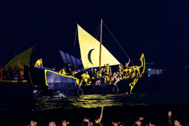 Villajoyosa, Alicante, Espana. 24-07-2024.Moors Villajoyosa 'ya iniyor..