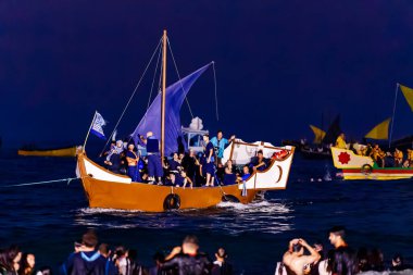 Villajoyosa, Alicante, Espana. 24-07-2024.Moors Villajoyosa 'ya iniyor..