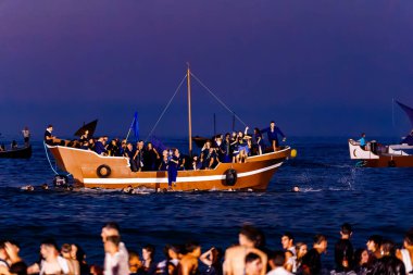 Villajoyosa, Alicante, Espana. 24-07-2024.Moors Villajoyosa 'ya iniyor..