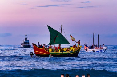 Villajoyosa, Alicante, Espana. 24-07-2024.Moors Villajoyosa 'ya iniyor..