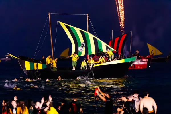 Villajoyosa, Alicante, Espana. 24-07-2024.Moors Villajoyosa 'ya iniyor..