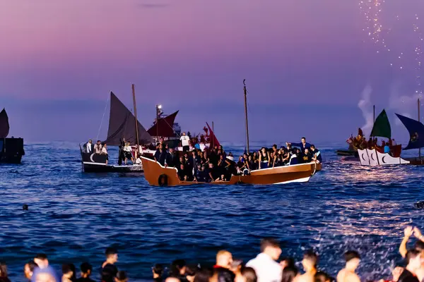 Villajoyosa, Alicante, Espana. 24-07-2024.Moors Villajoyosa 'ya iniyor..