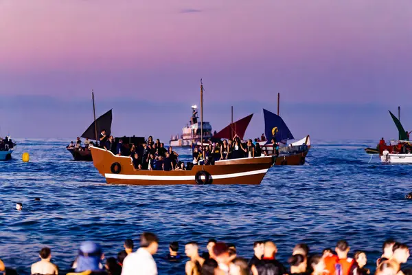 Villajoyosa, Alicante, Espana. 24-07-2024.Moors Villajoyosa 'ya iniyor..