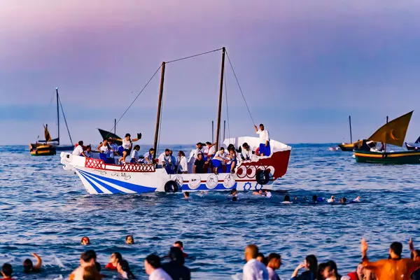 Villajoyosa, Alicante, Espaa. 24-07-2024.Moors Villajoyosa 'ya iniyor..