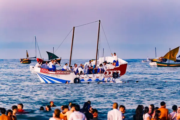 Villajoyosa, Alicante, Espaa. 24-07-2024.Moors Villajoyosa 'ya iniyor..