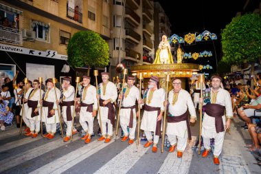 Villajoyosa, Alicante, Espaa. 25-07-2024.Kaptan Villajoyosa 'daki Fas geçit töreninde.