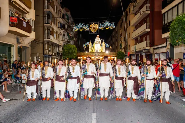 Villajoyosa, Alicante, Espaa. 25-07-2024.Kaptan Villajoyosa 'daki Fas geçit töreninde.