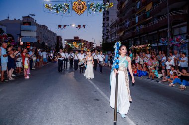 Villajoyosa, Alicante, Espaa. 07-24-2024 Villajoyosa Pakkos Kaptanı