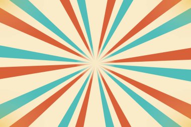 Retro ışınları grunge arka planı. Vektör soyut eski duvar kağıdı.