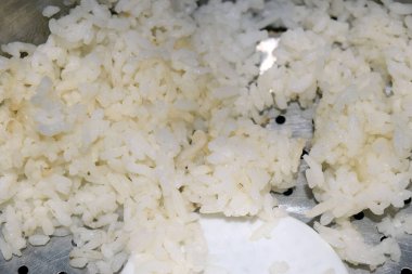 etli pilav, kızarmış pilav, yakın plan.