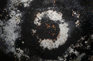 Paslı metal bir plakanın dokusu