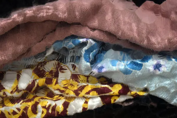 bir kumaşın dokusu.