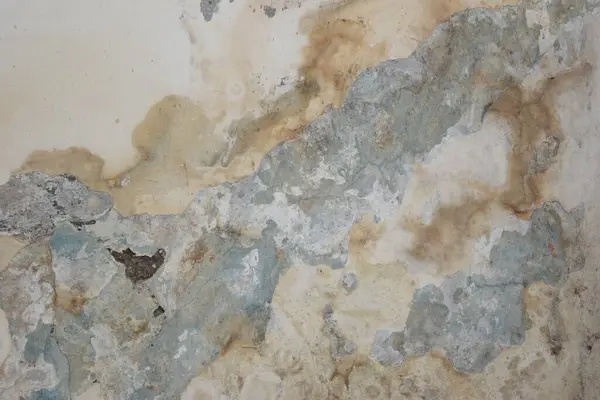 Büyük alçılı eski duvar.