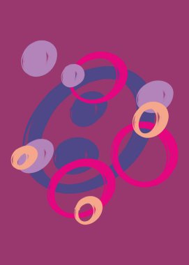 Modern bir dijital soyut resim renklerin ahenkli sinerjisi tarafından oluşturulan rastgele bir arkaplan resmini gösterir..