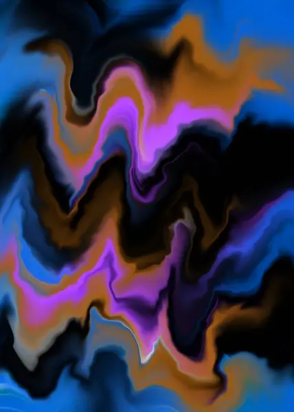 Modern bir dijital soyut resim renklerin ahenkli sinerjisi tarafından oluşturulan rastgele bir arkaplan resmini gösterir..