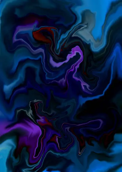 Modern bir dijital soyut resim renklerin ahenkli sinerjisi tarafından oluşturulan rastgele bir arkaplan resmini gösterir..