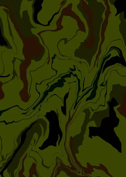 Rastgele renk ve şekillerin sinerjik bir karışımının hayal gücünden oluşan soyut bir arkaplan çizimi.