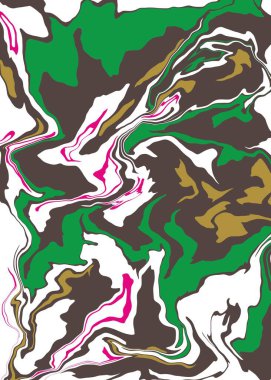 Benzersiz soyut motifli arkaplan tasarımı, şekil ile uyum ve renk sinerjisinin bir kombinasyonu, dijital medya ve geleneksel yazdırma medyası için uygun.