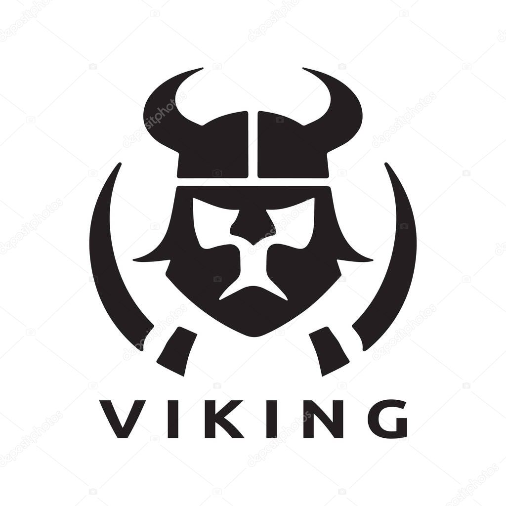 Viking logo design vector template. Easy customizable and editable.