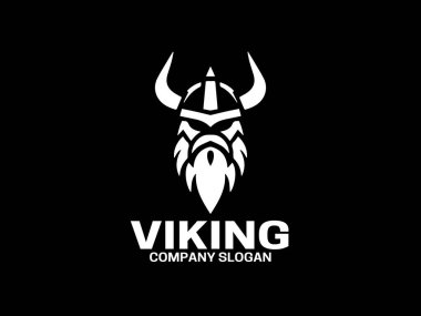 Viking Logo Design Template. clipart