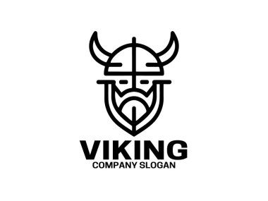 Viking Logo Tasarım Şablonu.