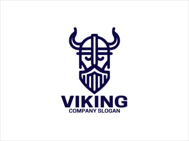 Viking Logo Tasarım Şablonu.