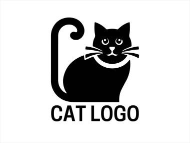 kedi logosu tasarım şablonu