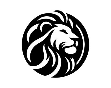 Lion Head Logo Icon Vector Illustration clipart