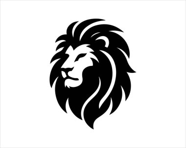 lion head vector logo design clipart