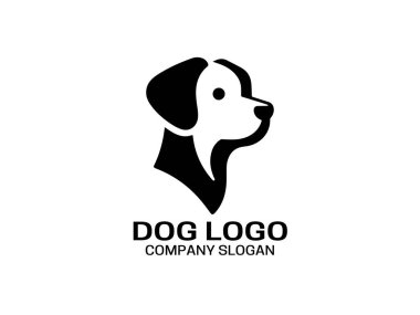 Köpek Logo vektör simge tasarlamak