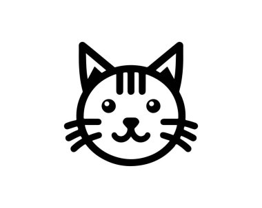 Cat logo design vector illustration clipart