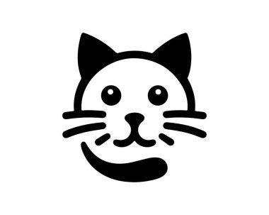 Kedi Logo tasarlamak vektör