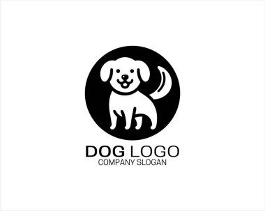 Logo köpeğinin vektör illüstrasyonu