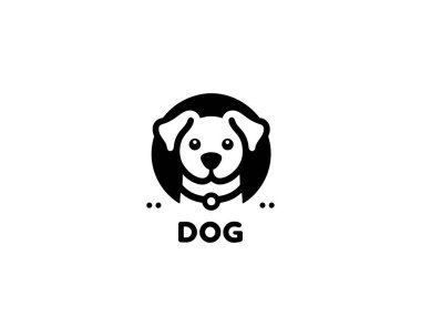 Dog Logo Design Icon Symbol Vector Template. Dog Head Logo Vector Illustration. Animal Logotype concept. clipart