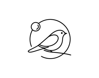 Bird Logo Design Template clipart