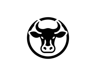 Premium Cow Logo Vector for Farm, Dairy and Agriculture Branding clipart