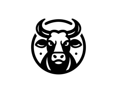 Premium Cow Logo Vector for Farm, Dairy and Agriculture Branding clipart