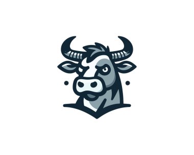 Cow Logo Vector for Farm and Agriculture, Dairy, Livestock, Branding clipart