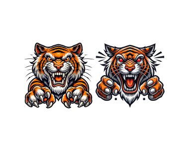 Tiger Logo Design Template clipart