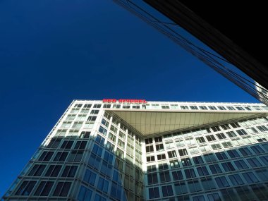 Hamburg 'da Spiegel binası ile Ericusspitze' nin mimarisi