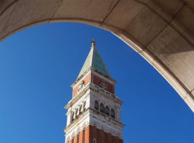 Campanile di San Marco tower in Venice Italy clipart