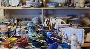 Olaria de Porches 'ın içinde Portekiz' deki güzel çömlekçiler var.