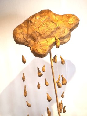 Aguas do Algarve 'nin su ve denizle ilgili Camara belediye veya belediye binasında ilginç bir sergi