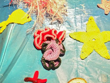 Aguas do Algarve 'nin su ve denizle ilgili Camara belediye veya belediye binasında ilginç bir sergi