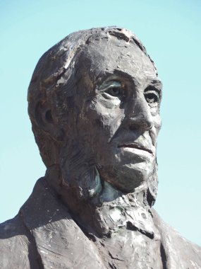İngiliz mühendis Sir William Lindley 'in heykeli.