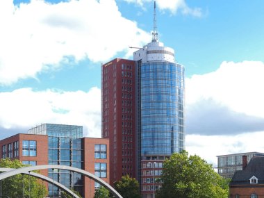 Almanya Hamburg 'daki ünlü mimar Kolomb-Haus