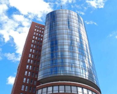 Almanya Hamburg 'daki ünlü mimar Kolomb-Haus