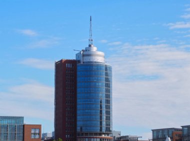 Almanya Hamburg 'daki ünlü mimar Kolomb-Haus