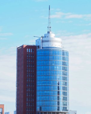 Almanya Hamburg 'daki ünlü mimar Kolomb-Haus