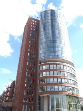 Almanya Hamburg 'daki ünlü mimar Kolomb-Haus